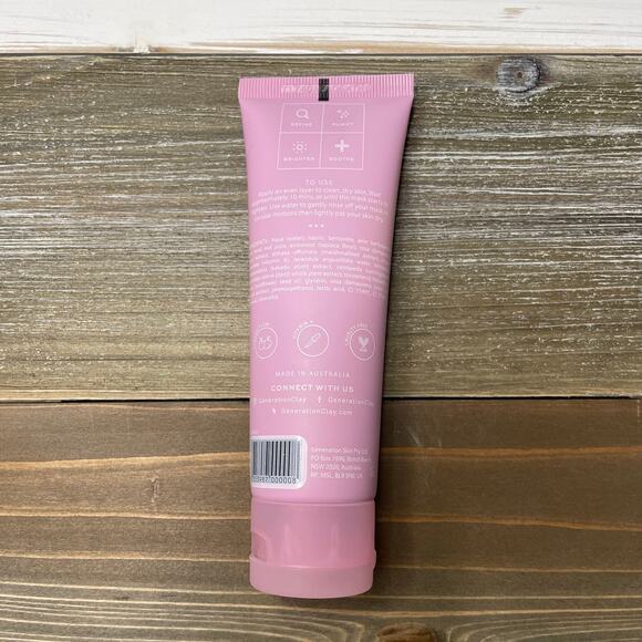 Generation Clay Urban Defence Purifying Pink Clay Mask 2.54 fl oz NEW Sealed - Picture 2 of 4